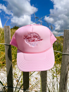 From 30A With Love Trucker Hat - Pink (exclusive)