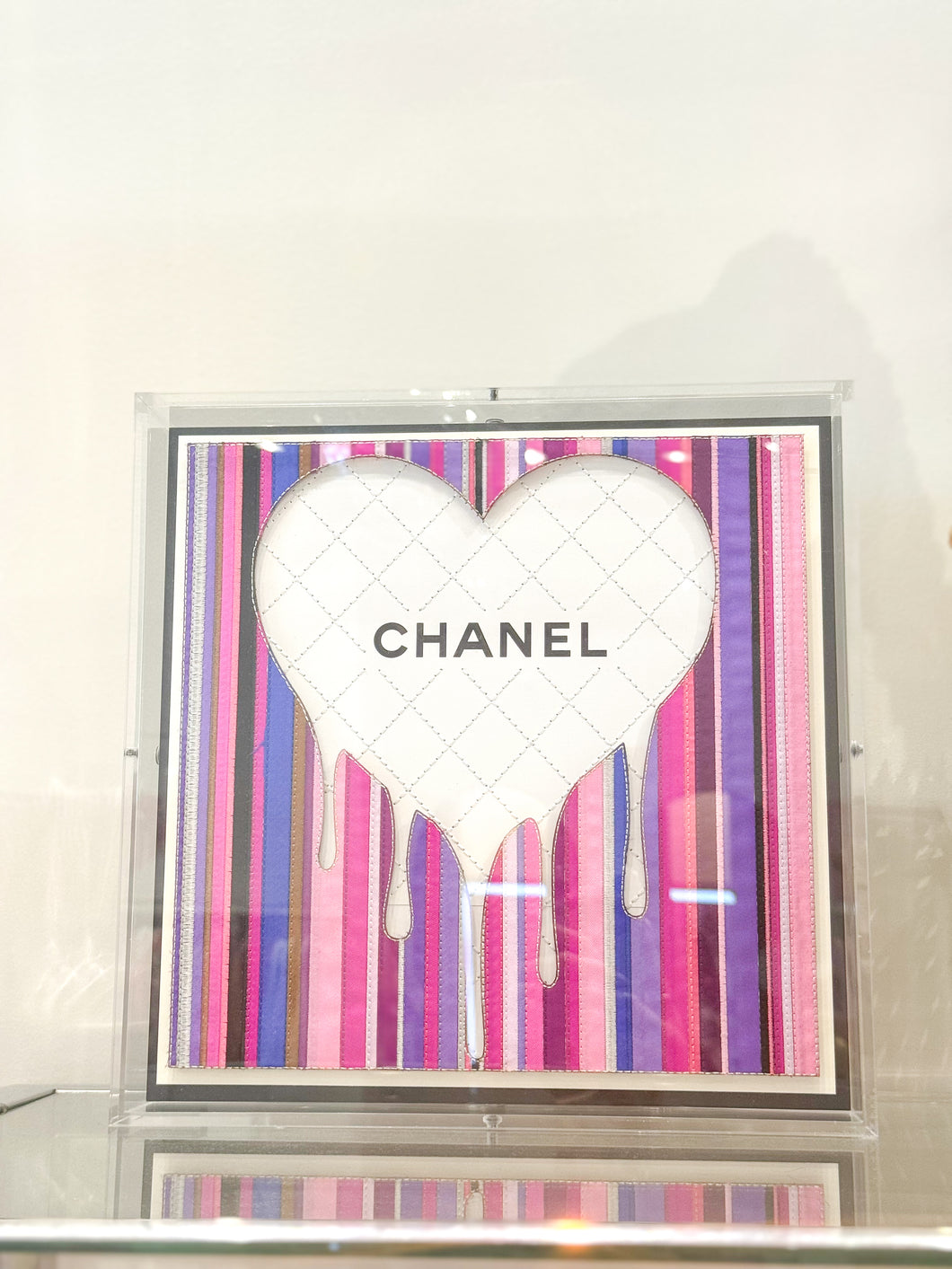 Chanel Drippy Heart 12x12