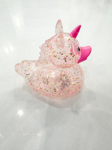 Glitter Unicorn Rubber Duck