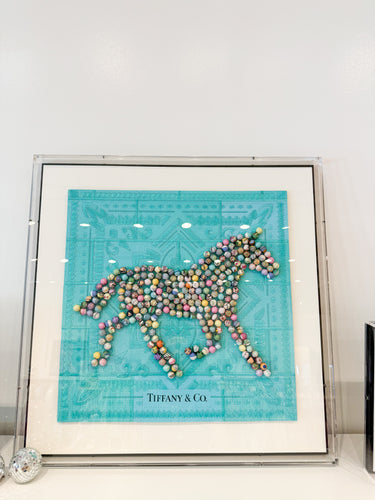 Tiffany & Co Pom Pom Horse Trot 26x26