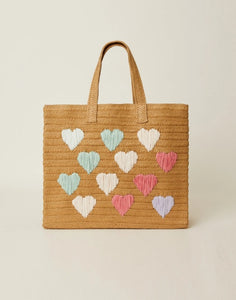 Hearts Beach Tote