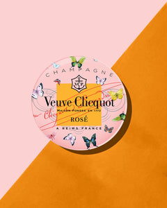 Veuve Rose Butterfly Coaster