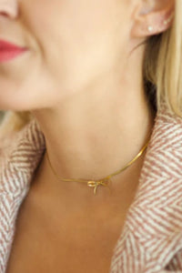 Bow Choker Necklace