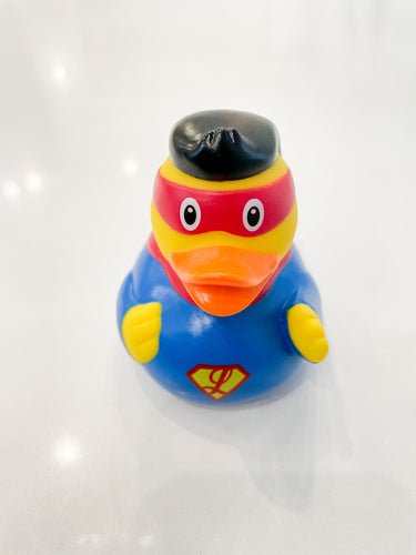 Superhero Super Man Rubber Duck